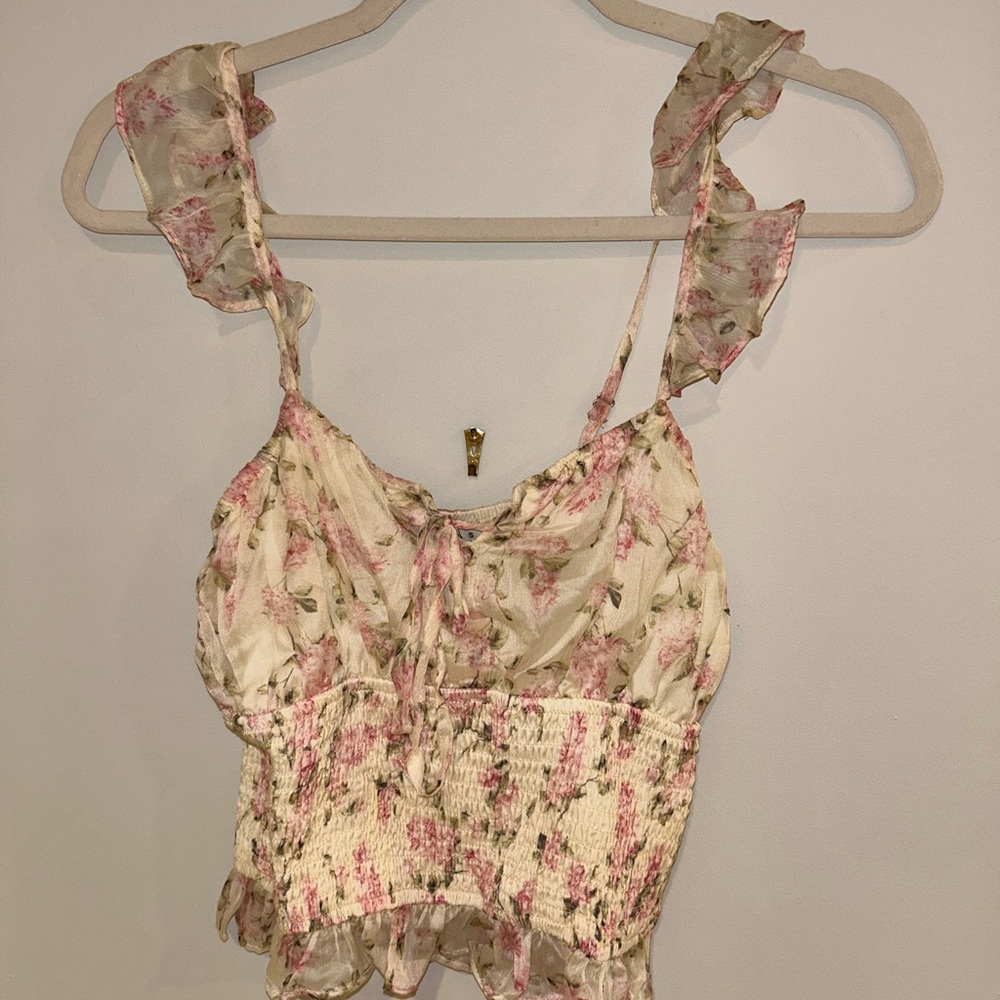 Floral tank top